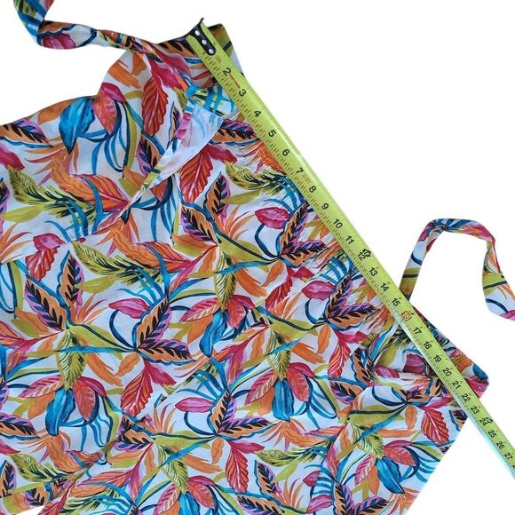 Women's 3X Wide Leg Island Lounge Pants Tropical Floral Flowy Relaxed - Picture 11 of 16